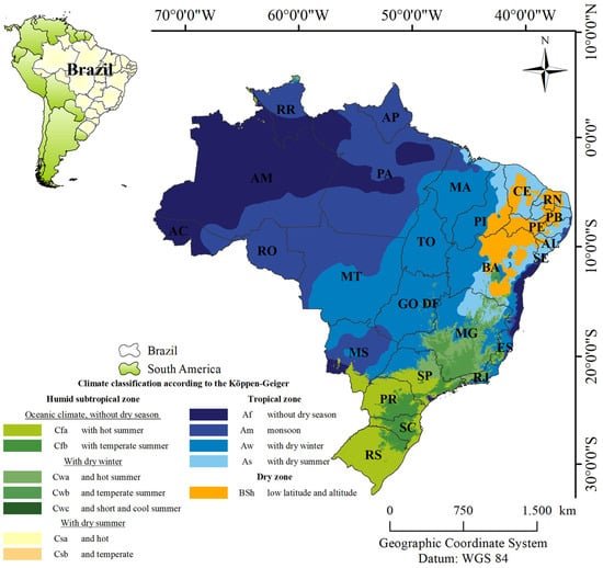 Climate | Free Full-Text | Climatic Favorability to the Occurrence of Hemileia vastatrix in Apt Areas for the Cultivation of Coffea arabica L. in Brazil