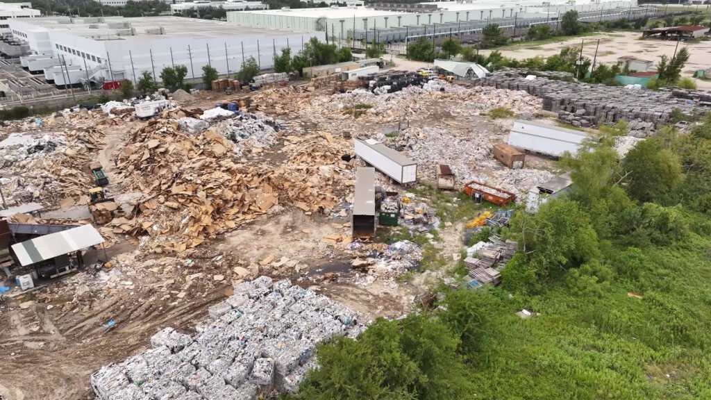 Houston’s Plastic Waste, Waiting More Than a Year for ‘Advanced’ Recycling, Piles up at a Business Failed Three Times by Fire Marshal