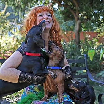 Leigh Anne Jasheway and Dogs