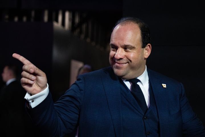 Boris Epshteyn, seen during this year's Republican National Convention, has been a close adviser to Trump for years.